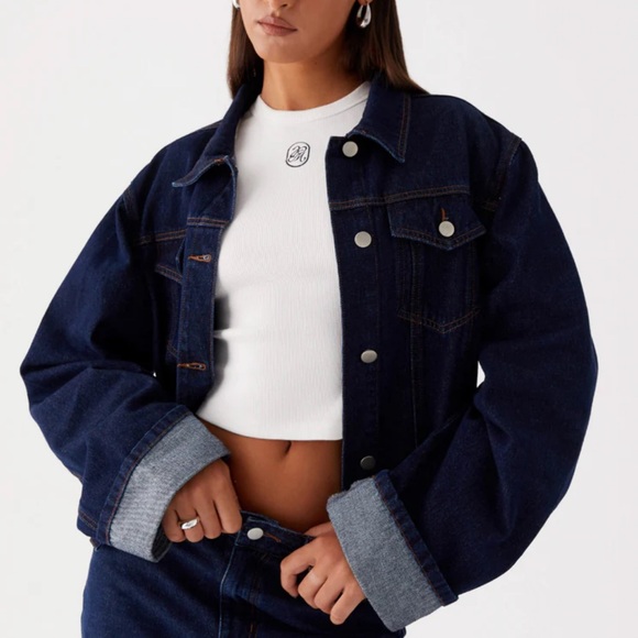 Peppermayo Dark Blue Denim Set - Picture 3 of 10